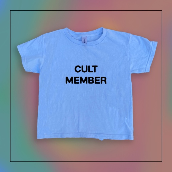 CULT MEMBER T Shirt, Y2K Aesthetic, Funny Shirt - Picture 5 of 9